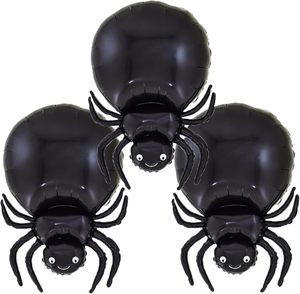 Lot de 3 ballons en aluminium pour Halloween : araignées, squelettes, citrouilles, chauves-souris, sorcières, momies, fantômes – Kit d'arche de décoration pour fête d'anniversaire - Product Image 5