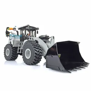 Xdrc kim loại 1/14 thủy lực RC loader điều khiển vô tuyến xe tải xe hoàn thành mô hình wa470 980L ESC động cơ servo ánh sáng b6ac sạc