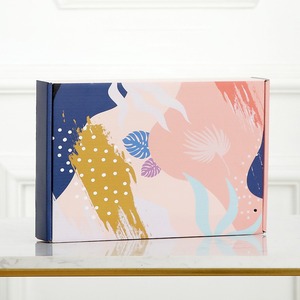 Customized foldable <b>brown</b> cowhide cardboard environmentally friendly corrugated cardboard <b>box</b> manufacturing color gift <b>box</b> - Product Image 5