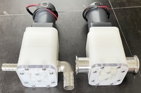 Pompe à engrenages sanitaire de qualité alimentaire 12V pour transfert de fluide haute pression, pompe à rotor à trois pales pour miel, pâte de sésame