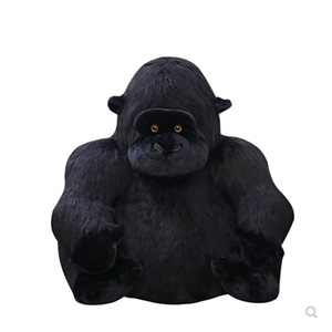 Peluche Gorilla "King Kong" - Grande Pupazzo Scimmia Personalizzato - <span class=keywords><strong>Regalo</strong></span> Perfetto per il Compleanno di una Ragazza - Product Image 1