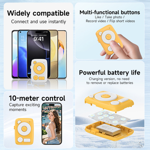 Micrófono de Anillo para Desplazamiento en TikTok CYKE P11, Control Remoto Inalámbrico Bluetooth para iPhone y Google Pixel - Product Image 2