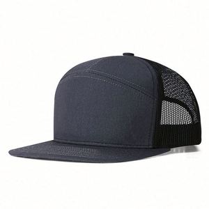Vente Chaude en Gros Casquettes Snapback 5 Panneaux de Haute Qualité Richardson 168 Personnalisées, Chapeaux Trucker Tendance pour l'Extérieur et Décontractés avec Impression en Relief - Product Image 3