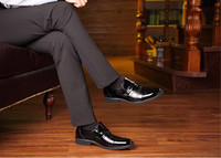 Nouvelles Chaussures Décontractées en Cuir PU pour Homme, Style Anglais, Chaussures Habillées d'Affaires, Chaussures Décontractées de Haute Qualité pour Adultes
