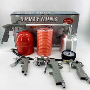 600cc 1.5mm buse spirale tuyau haute pression pneu <span class=keywords><strong>gonfleur</strong></span> poussière nettoyage <span class=keywords><strong>peinture</strong></span> pistolet ensemble 5 pièces compresseur d'air outils Kit OEM - Product Image 2