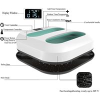 Nouvelle presse à chaud portable de petite taille pour l'impression par sublimation sur t-shirts, compatible 110/220V
