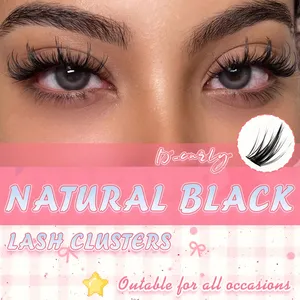 192 Rows Cluster <b>Lashes</b> Faux <b>Mink</b> Eyelashes Cluster Natural Eyelash Extension 3D Russia Strip Individual Eyelashes Cluster - Product Image 5
