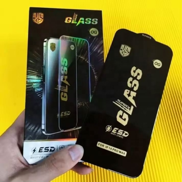 Factory Price 9H OG Glass Screen Protector HD Clear for iPhone 16 Pro Max 14 Pro 13 Mobile Phones-Compatible Samsung Redmi