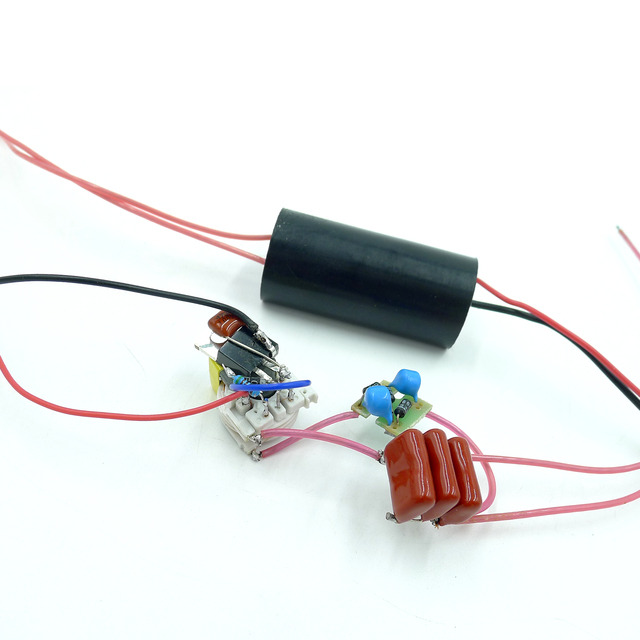 DC 6V to 80kV Step-Up Flyback Transformer High Voltage Converter, Suitable for Gas Stove Ignition