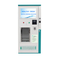 Distributeur automatique de glaçons et d'eau JW Auto 2-en-1 Machine à glaçons extérieure et intérieure à monnayeur