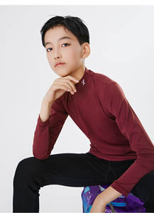 LA CICOGNA Vêtements d'entraînement de patinage artistique pour garçons, collection L Family, haute élasticité, absorbant la transpiration, pour la scène et le yoga - Product Image 5