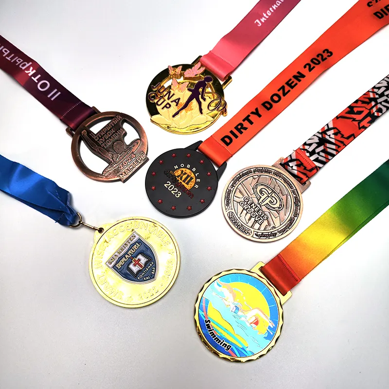 Fabricante Custom Promotional Sports Award Souvenir Gift troféus medalhas placas