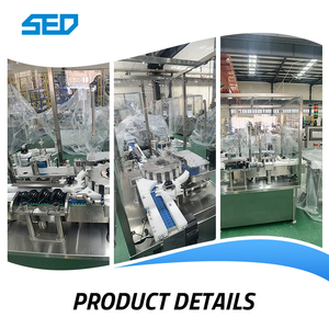 Automatic Round Plastic Bottle Sticker <strong>Labeling</strong> Machine For Small Glass Bottles
