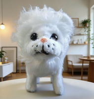 Jouet électrique, grand lion en peluche qui rugit et marche, style amusant et mignon, en plastique et coton, animal de compagnie animé pour enfants, unisexe