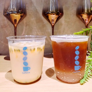 Vasos de Plástico Transparentes con Tapa <span class=keywords><strong>para</strong></span> Café Helado, con Logotipo Personalizado, 16 oz, PET/PP, Fondo Redondo en Forma de U, Rosas - Product Image 3