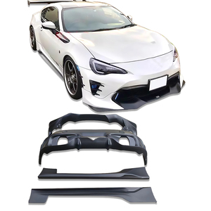 Kit de carrocería de coche Carworld para 2017-2019 <span class=keywords><strong>Toyota</strong></span> GT86 TRD estilo labio delantero labio trasero faldas laterales <span class=keywords><strong>GT</strong></span> 86 BRZ Kit de coche ABS plástico sin color - Product Image 6