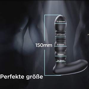 Plug Anal 9 patrones <span class=keywords><strong>vibrador</strong></span> masajeador de próstata para hombres silicona y Matel Anal Butt Plug Anillo <span class=keywords><strong>Vibrador</strong></span> - Product Image 4