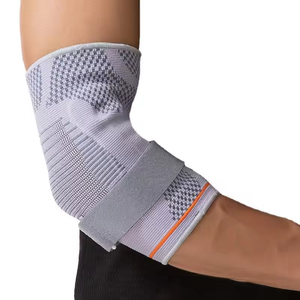 Genouillère élastique respirante avec sangle, protection du genou pour la musculation, le <span class=keywords><strong>crossfit</strong></span> et le soulagement des douleurs articulaires - Product Image 2