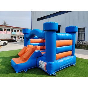 Château gonflable avec toboggan en PVC de 0,55 mm, aire de jeux gonflable intérieure, trampoline gonflable pour enfants - Product Image 6