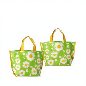 Sac fourre-tout promotionnel en toile personnalisé avec logo imprimé, motif anime, poignée longue, fermeture éclair, taille moyenne, pour l'extérieur, vente en gros - Product Image 2