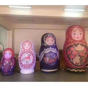 Mooie Matroesjka Opblaasbare Russische Pop Voor Decoraties Gratis Verzending Cartoon Stijl - Product Image 6