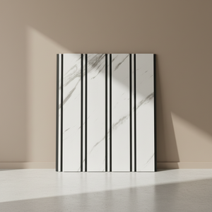 Panneaux muraux acoustiques en PVC écologiques ignifuges anti-pourriture Conception 3C <span class=keywords><strong>Revêtement</strong></span> <span class=keywords><strong>mural</strong></span> en WPC pour l'extérieur de la maison - Product Image 1