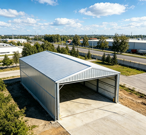 Almacén de Estructura de Acero Prefabricado con Certificación ISO 9001, Instalación de Almacenamiento Industrial para Hospitales, Garajes, Gimnasios al Aire Libre y Fábricas - Product Image 4