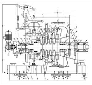 Dtec חדש 135 <span class=keywords><strong>mw</strong></span> סופר גבוה לחץ אוויר קירור טורבינת גנרטור כוח ציוד תחנת כוח קיטור טורבינת - Product Image 1