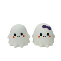 Jouet Squishy Fantôme Géant Adorable Halloween 16*15.5cm Silicone TPE Anti-Stress Balle à Presser Amusante Boîte Individuelle Cadeaux d'Halloween