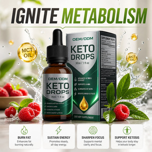 OEM/ODM Gotas Keto para el Metabolismo Diario e Hidratación, Suplemento Dietético Líquido Electrolítico BHB para Adelgazar, para Adultos y Mujeres - Product Image 2