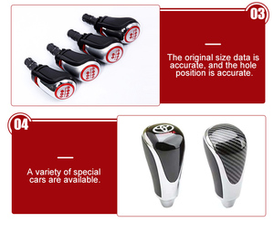 Schwarzer 5/6-Gang-Schalthebel Hebel knöpfe Kurz schalt knopf für Suzuki Tianyu Sx4 Swift ALTO - Product Image 4