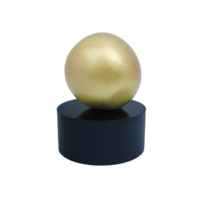 En vrac En Gros Sablage Pomme D'or Figurine Statue Prix Trophée Médailles Plaque Bureau Maison Ornements pour Élaborer Maison