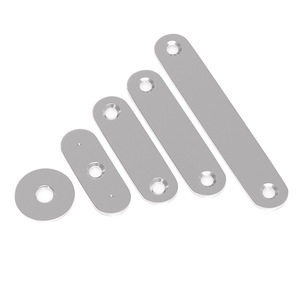 Straight <b>Angle</b> <b>Bracket</b> Cold Rolled <b>Steel</b> L Shape Connector For Cabinet Table Wardrobe Chair Fixing - Product Image 2