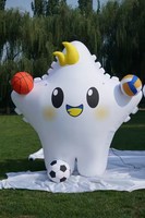 Ballon gonflable géant personnalisé en PVC Oxford pour publicité extérieure, décoration de scène événementielle, résistant au soleil et hydrofuge