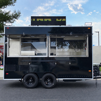 Camions de restauration commerciaux de 13 pieds, chariots mobiles de concession, remorques de restauration rapide avec cuisine complète à vendre aux États-Unis, en Europe et en Australie
