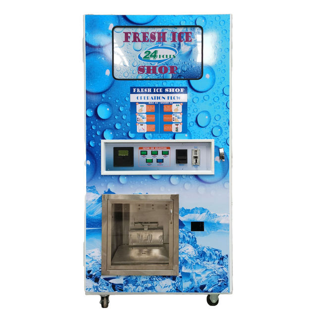 Wholesale Operated Purified Ice Vending Machines Drinking Water Vending Machinery