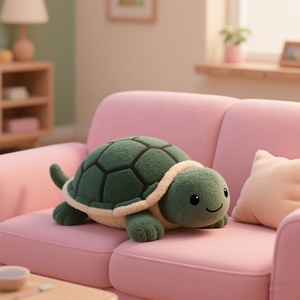 Peluche tortue personnalisée en gros, design sur mesure, peluche tortue très vendue, peluche tortue personnalisable - Product Image 1