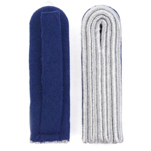 Paire d'épaulettes de général allemand de la Seconde Guerre mondiale en feutre non tissé à coudre avec perles, accessoires d'uniforme Heer Guard, prix usine bas, personnalisables - Product Image 2