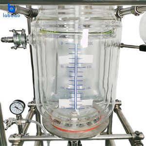 Reactor Químico de Vidrio con Doble Capa de Alta Presión para Laboratorio Laboao de 10-100L, Automático - Product Image 3
