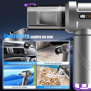 <span class=keywords><strong>Aspirateur</strong></span> d'extérieur sans fil portatif puissant pour voiture, souffleur et <span class=keywords><strong>aspirateur</strong></span>, 6000 mAh, moteur à balais, <span class=keywords><strong>filtre</strong></span> HEPA, 3 filtres lavables - Product Image 6