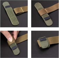 Sangles auto-adhésives personnalisées en nylon robuste pour l'organisation des câbles, idéales pour l'équipement tactique, l'électronique et l'usage domestique