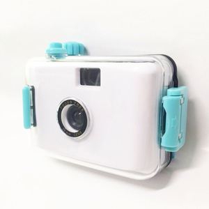 Cámara de Fotos con Carcasa Blanca y Verde, Cámara a Prueba de Agua, Múltiples Usos, Ideas Prácticas, Regalo para Niños y Niñas, Novias - Product Image 4