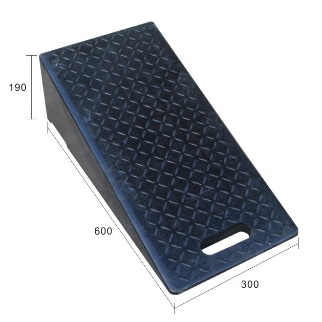 Прочная резиновая панцирная рампа для парковки автомобиля