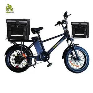 Yqebike CE 48v bici e economiche di alta qualità 2 ruote mountain bike bici elettrica per pneumatici grassi per la consegna di alimenti