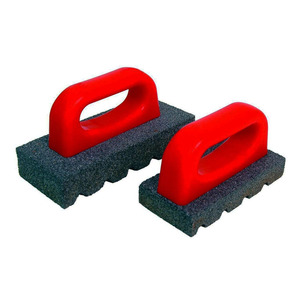Ladrillo <span class=keywords><strong>SATC</strong></span> de carburo de silicio de grano 20 de 6 pulgadas por 3 pulgadas por 1 pulgada para aplicaciones de limpieza y abrasivas con respaldo de plástico - Product Image 4