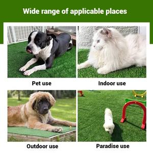 Tấm thảm cỏ nhân tạo cho thú cưng chất liệu PE, thảm vệ sinh cho chó có thể giặt được, cỏ nhân tạo chân thực cho nhà vệ sinh thú cưng trong nhà và ngoài trời - Product Image 4