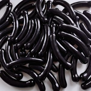 Baguettes de Massage en pierre obsidienne noire, naturelle, lisse, noire, pour exercice sexuel, vente en gros, pièces - Product Image 2