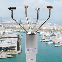 Capteur de vitesse et de direction du vent à ultrasons en acier inoxydable RIKA IP66, portée 0-60 m/s, précision 2 %, pour la surveillance des ponts longue portée