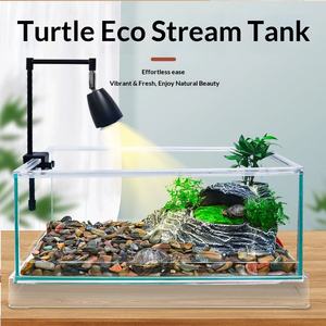 Piccolo <span class=keywords><strong>Acquario</strong></span> da Tavolo Ecologico e Creativo con Circolazione Automatica per Pesci Rossi, Ideale per Soggiorno - Product Image 3