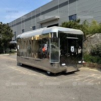 Camion de cuisine mobile entièrement équipé, remorque galvanisée résistante à la rouille, cuisine mobile, grill à poulet shawarma, barbecue
